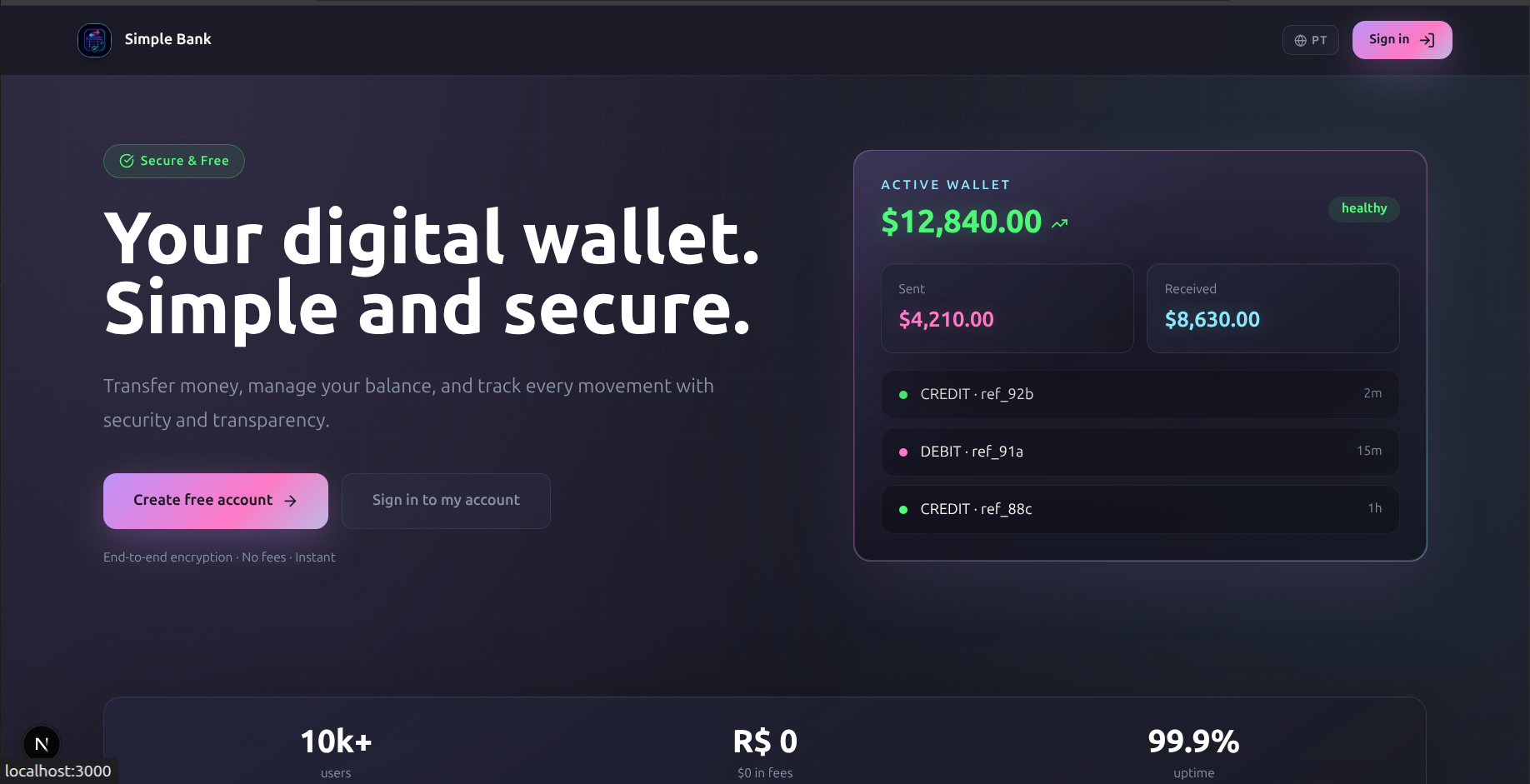 Simple Bank